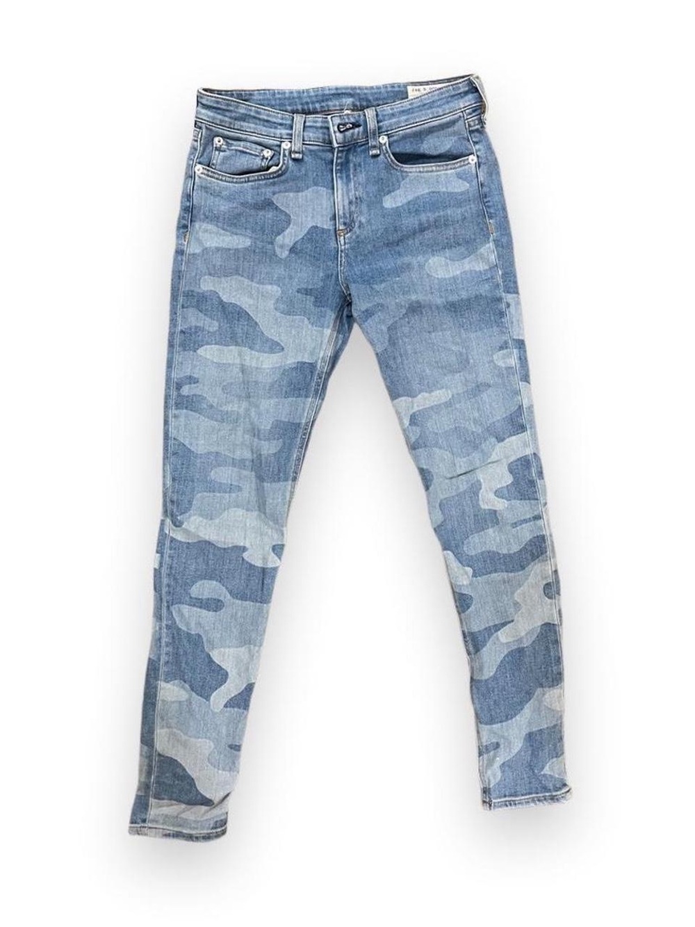 RARE rag & bone Light Blue Camo Skinny Jeans